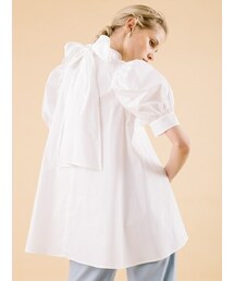 CELFORD | CELFORD セルフォード バックリボンボリュームトップス(シャツ/ブラウス)