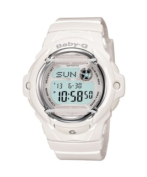 BABY-G(ベイビージー)の「Baby-G Jelly Watch, 46mm(アナログ腕時計・White)」の2枚目の写真