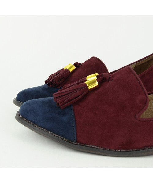 ORiental TRaffic(オリエンタルトラフィック)の「タッセルシューズ(シューズ・レディース・ブラック/キャメル/グレー/ネイビー/ワイン・34/35/36/37/38/39/40/41/42)」の6枚目の写真