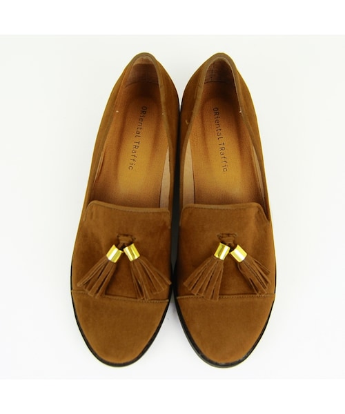 ORiental TRaffic(オリエンタルトラフィック)の「タッセルシューズ(シューズ・レディース・ブラック/キャメル/グレー/ネイビー/ワイン・34/35/36/37/38/39/40/41/42)」の3枚目の写真