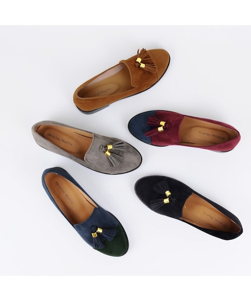 ORiental TRaffic(オリエンタルトラフィック)の「タッセルシューズ(シューズ・レディース・ブラック/キャメル/グレー/ネイビー/ワイン・34/35/36/37/38/39/40/41/42)」の12枚目の写真