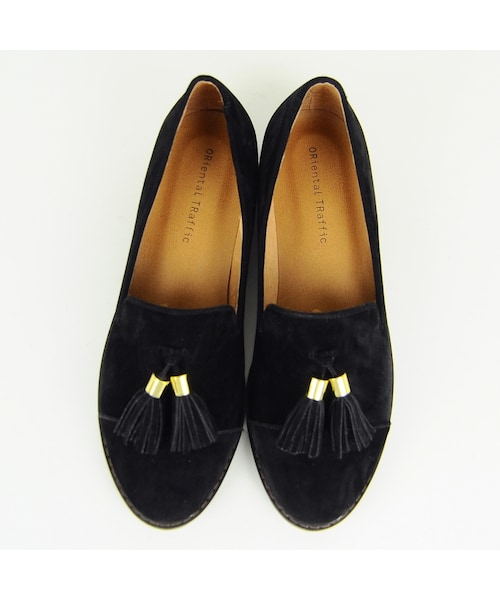 ORiental TRaffic(オリエンタルトラフィック)の「タッセルシューズ(シューズ・レディース・ブラック/キャメル/グレー/ネイビー/ワイン・34/35/36/37/38/39/40/41/42)」の5枚目の写真