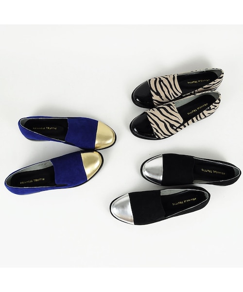 ORiental TRaffic(オリエンタルトラフィック)の「バイカラーシューズ(シューズ・レディース・ブラック/ブラック/ホワイト/ブルー・34/35/36/37/38/39/40/41/42)」の10枚目の写真