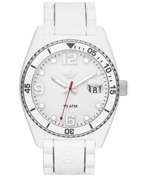 adidas | adidas Originals 'Brisbane' Silicone Strap Watch, 42mm(アナログ腕時計)