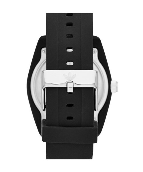 adidas（アディダス）の「adidas Originals 'Santiago' Silicone Strap Watch, 42mm（アナログ腕時計・Black）」の4枚目の写真