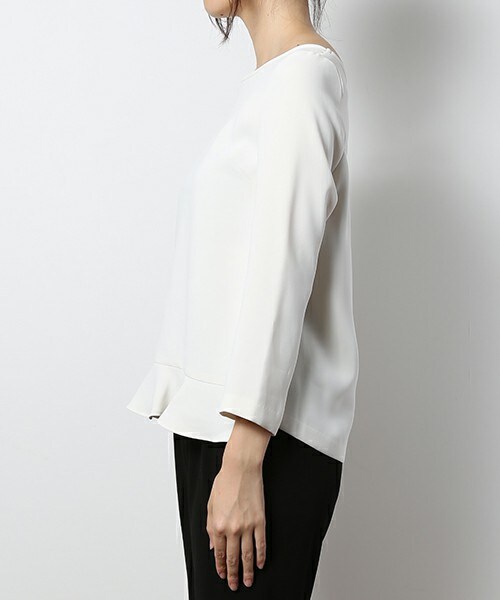 STUDIOUS - 美品◆【STUDIOSステュディオス】◆ブラウス◆フリルトップス◆シルエット良 STUDIOUS（ステュディオス）の「裾フリルブラウス（）」 - WEAR