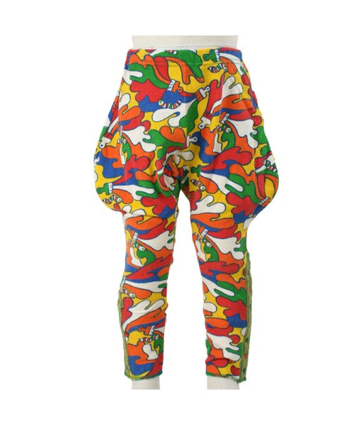 BOO HOMES（ブー オム）の「ロングパンツ（イロイロ柄）（パンツ・キッズ・レインボー・XS(80~90cm)/S(100~110cm)/M(120~130cm)/L(140~150cm)）」の2枚目の写真
