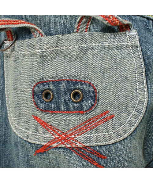 BOO HOMES(ブー オム)の「デニムロングパンツ(ブタさんポケット)(パンツ・キッズ・ライトインディゴ・90cm/100cm/110cm/120cm/130cm)」の5枚目の写真