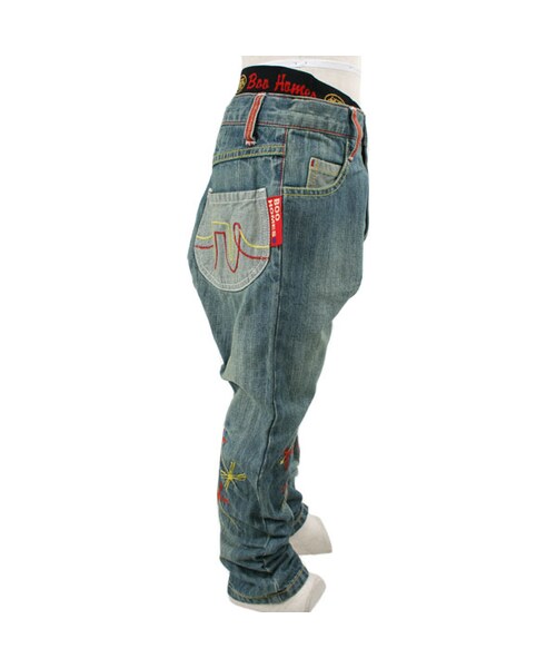 BOO HOMES(ブー オム)の「デニムロングパンツ(ブタさんポケット)(パンツ・キッズ・ライトインディゴ・90cm/100cm/110cm/120cm/130cm)」の3枚目の写真