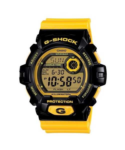 G-SHOCK（ジーショック）の「G-Shock 'Crazy Color' Digital Watch, 55mm（アナログ腕時計・Black/ Yellow）」の2枚目の写真