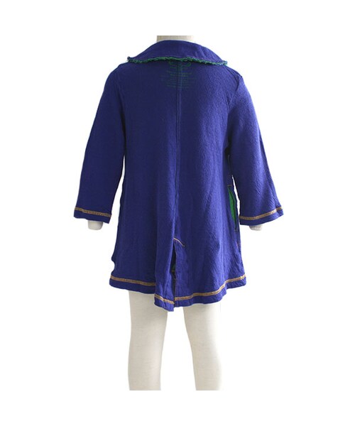One deux boo（ワンドゥーブー）の「ロングスリーブジャケット（トップス・キッズ・ブルー/グレー/ピンク・XS(80~90cm)/S(100~110cm)/M(120~130cm)/L(140~150cm)）」の6枚目の写真
