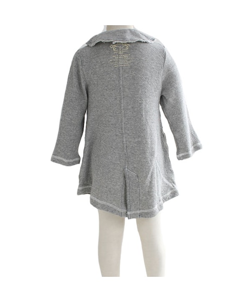 One deux boo（ワンドゥーブー）の「ロングスリーブジャケット（トップス・キッズ・ブルー/グレー/ピンク・XS(80~90cm)/S(100~110cm)/M(120~130cm)/L(140~150cm)）」の3枚目の写真