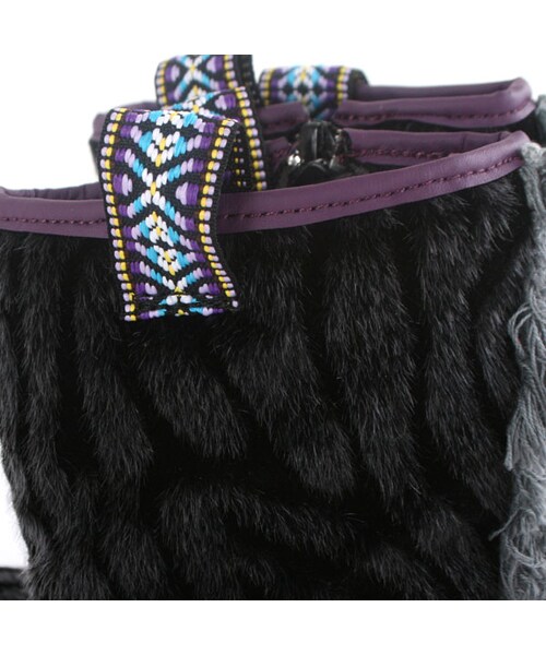 BOO SHOES（ブー シューズ）の「ブーツ（ゼブラ）（シューズ・キッズ・ブラック/ブラウン・15cm/16cm/17cm/18cm/19cm/20cm/21cm/22cm/23cm/24cm）」の4枚目の写真