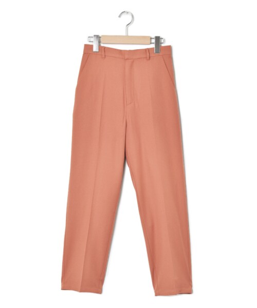 w closet(ダブルクローゼット)の「スリムスラックスパンツ(パンツ・レディース・Lカーキ/ベージュ/Sオレンジ/Dモカ・S/M/FREE/L)」の4枚目の写真