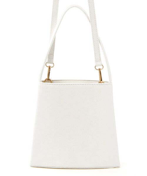 GRL（グレイル）の「2wayスクエアショルダーバッグ（ショルダーバッグ・レディース・マスタード/オフホワイト/ブルー・F）」の2枚目の写真