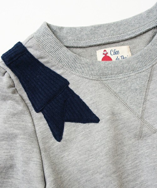 Clice de Paris（クリシェドゥパリス）の「肩リボンドッキングワンピース（ワンピース/ドレス・レディース・ブラック/グレー/ピンク・ワンサイズ）」の5枚目の写真