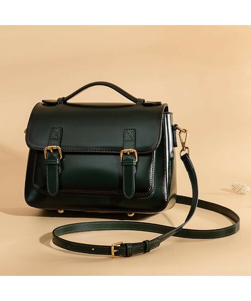Baginning（バッグリング）の「サッチェルバッグ レトロ 本革