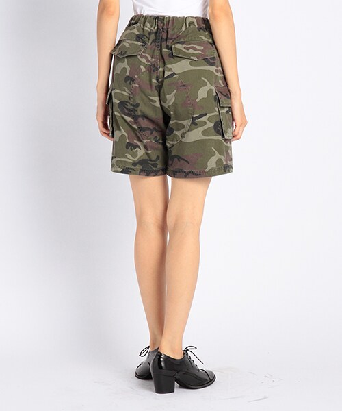 DOUBLE NAME（ダブルネーム）の「カーゴショートパンツ（パンツ・ブラック/カーキ/柄A・FREE）」の5枚目の写真