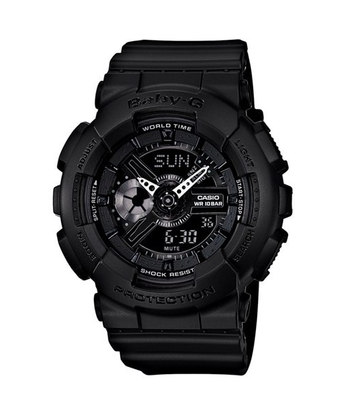 BABY-G（ベイビージー）の「Baby-G Ana-Digi Watch, 43mm（アナログ腕時計・Black）」の2枚目の写真
