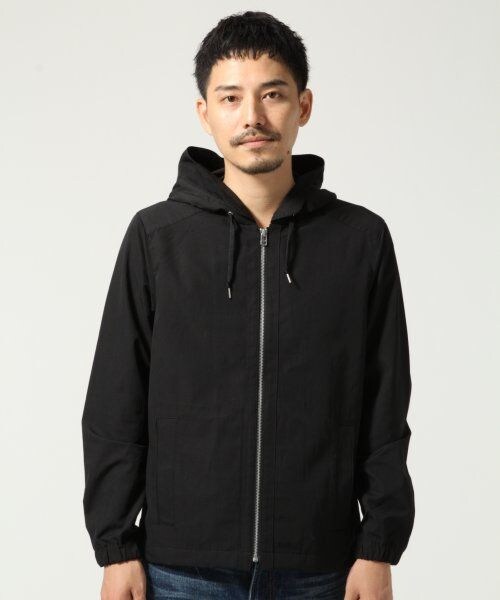 GLOBAL WORK(グローバルワーク)の「フードZIPブルゾン(ジャケット/アウター・メンズ・ブラック09/ネイビー88・S/M/L)」の7枚目の写真