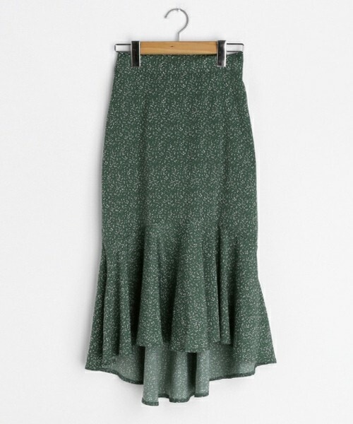 DHOLIC（ディーホリック）の「パターンマーメイドスカート（スカート・レディース・ベージュ/ブラック/ブラウン/グリーン・FREE）」の4枚目の写真