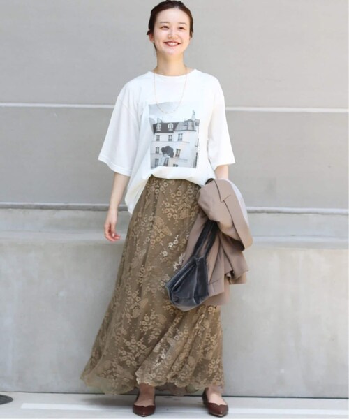 IENA(イエナ)の「Klauber レースフレアスカート◆(スカート・ブラック/34/36/在庫あり/38/残り2点)」の6枚目の写真