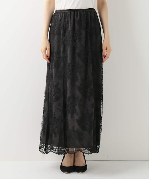 IENA(イエナ)の「Klauber レースフレアスカート◆(スカート・ブラック/34/36/在庫あり/38/残り2点)」の9枚目の写真