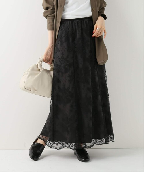 IENA(イエナ)の「Klauber レースフレアスカート◆(スカート・ブラック/34/36/在庫あり/38/残り2点)」の16枚目の写真