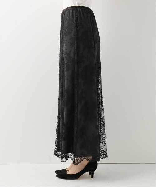 IENA(イエナ)の「Klauber レースフレアスカート◆(スカート・ブラック/34/36/在庫あり/38/残り2点)」の10枚目の写真