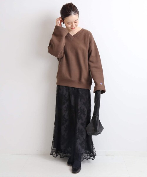 IENA(イエナ)の「Klauber レースフレアスカート◆(スカート・ブラック/34/36/在庫あり/38/残り2点)」の3枚目の写真