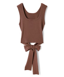 GRL | バックリボンスクエアニットタンクトップ(タンクトップ)