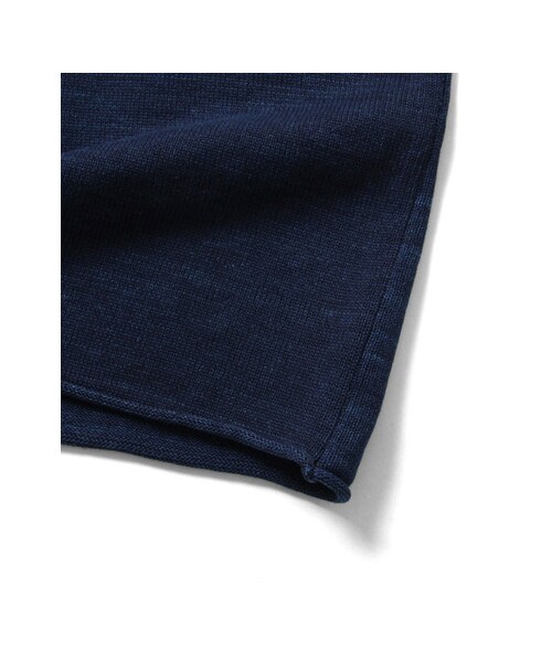 URBAN RESEARCH（アーバンリサーチ）の「インディゴ7分袖ニット（トップス・メンズ・INDIGO濃/INDIGO淡・M/L）」の6枚目の写真