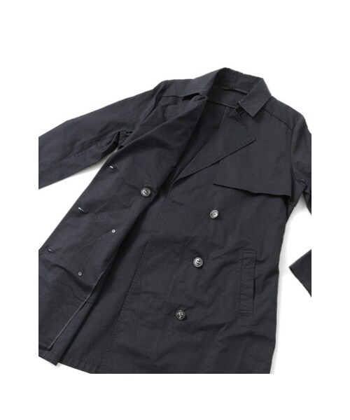 KBF（ケイビーエフ）の「KBF+　トレンチコート（ジャケット/アウター・レディース・ベージュ/モカ/ダークネイビー・one）」の10枚目の写真