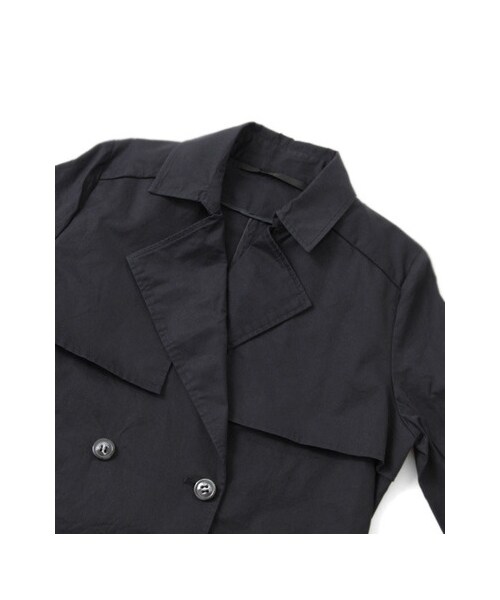 KBF（ケイビーエフ）の「KBF+　トレンチコート（ジャケット/アウター・レディース・ベージュ/モカ/ダークネイビー・one）」の9枚目の写真