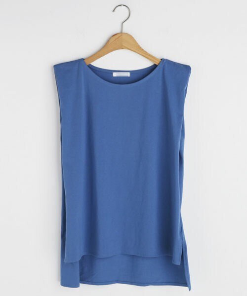 DHOLIC(ディーホリック)の「ショルダータックスリーブレス(Tシャツ/カットソー・レディース・ホワイト/ブラウン/グリーン/ブラック/ブルー・FREE)」の5枚目の写真