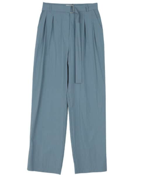 DHOLIC STYLE（ディーホリックスタイル）の「[URBANROSY] バックルベルト付タックパンツ（その他パンツ・レディース・グレー/ベージュ/ブルー・S/M）」の3枚目の写真