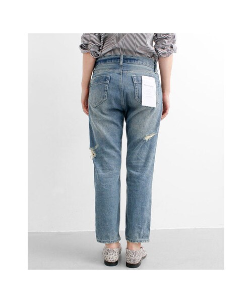 URBAN RESEARCH Sonny Label(アーバンリサーチサニーレーベル)の「9分丈ダメージデニム(パンツ・レディース・ブルー・36/38)」の5枚目の写真