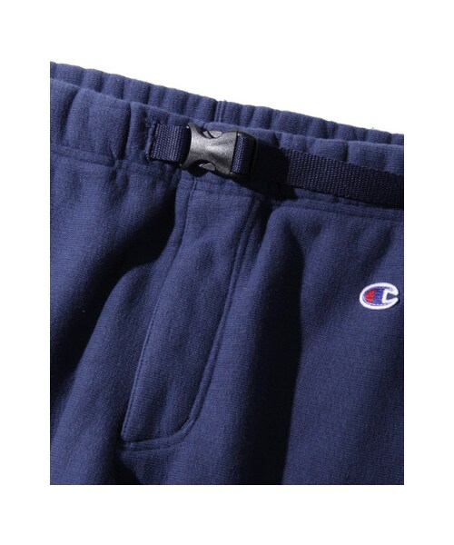 URBAN RESEARCH DOORS(アーバンリサーチドアーズ)の「Mt Design 3776 x Champion 別注RW WEBBING BELT SWEAT PANTS(パンツ・メンズ・オートミール/シルバーグレー/ネイビー・M/L)」の9枚目の写真