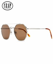 CRAP EYEWEAR | EYEWEAR / THE JAZZ SAFARI / Brushed Silver & Havana Tortoise x Amber /JAZZS640AA(サングラス)