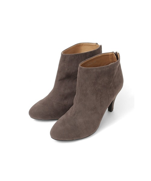 RODE SKO(ロデスコ)の「バックジップヒールブーツ(シューズ・レディース・BLACK/GRAY SUEDE/WINE SUEDE・36/37/38/39)」の3枚目の写真