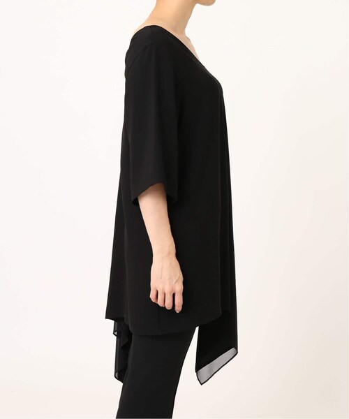 AP STUDIO（エーピーストゥディオ）の「アシンメトリーブラウス（トップス・ブラック/フリー/在庫あり）」の7枚目の写真