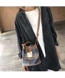 copine | 小ぶりなシルエットが可愛い！グレンチェック柄2wayミニバッグ(3color)【クリックポスト対象商品】(ショルダーバッグ)