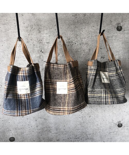 copine（コピン）の「小ぶりなシルエットが可愛い！グレンチェック柄2wayミニバッグ(3color)【クリックポスト対象商品】（ショルダーバッグ・レディース・その他）」の12枚目の写真