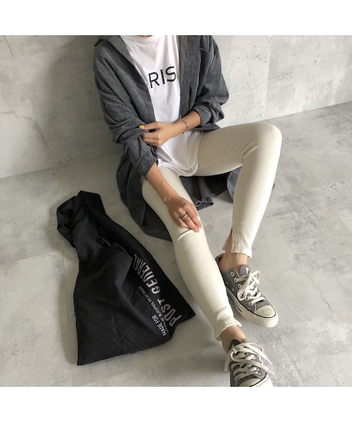 copine(コピン)の「10月9日再入荷!ゆるっとオーバーサイズ!コーデュロイロングシャツ(2color)【クリックポスト対象商品】(シャツ/ブラウス・レディース・その他)」の7枚目の写真