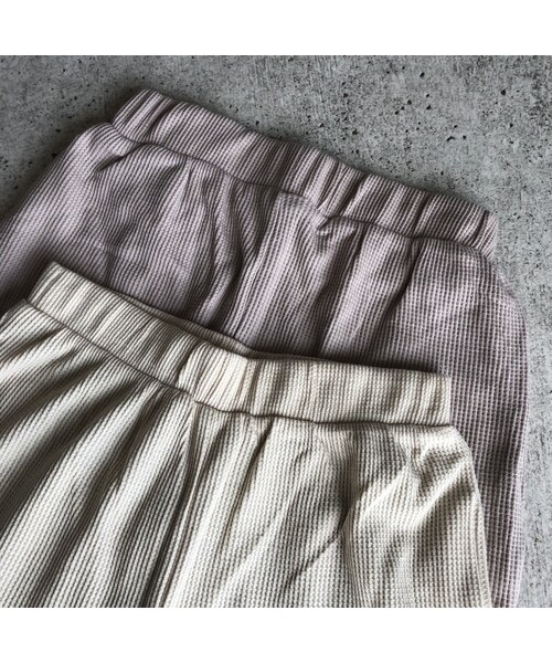 copine（コピン）の「楽な着心地ウエストゴム！ワッフルソフトフレアパンツ(2color)【クリックポスト対象商品】（その他パンツ・レディース・その他）」の14枚目の写真