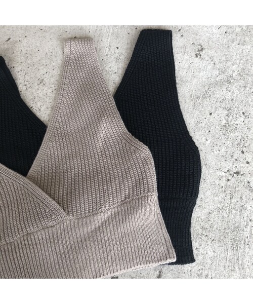 copine（コピン）の「大人可愛いバックリボン！ニットビスチェ ×バックスリットロンT SET(2color)【クリックポスト対象商品】（Tシャツ/カットソー・レディース・その他）」の15枚目の写真