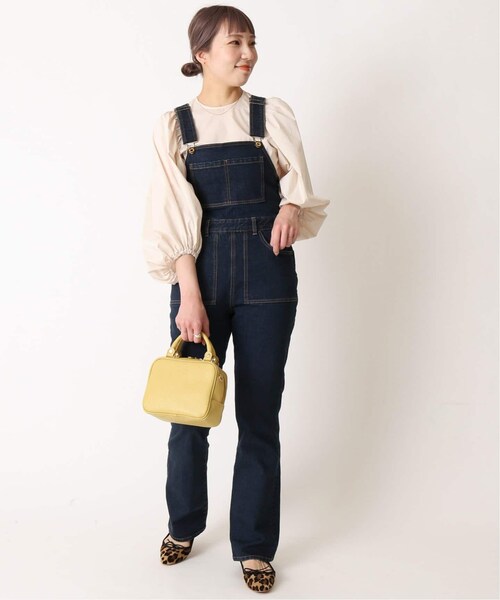 U by SPICK&SPAN（ユーバイスピックアンドスパン）の「U-ginal タイトデニムオールインワン3◆（パンツ・ブラック/34/36/38/(001)/在庫なし）」の3枚目の写真