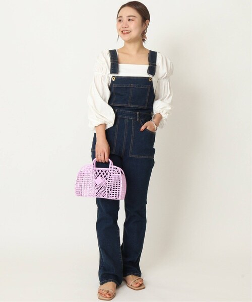 U by SPICK&SPAN（ユーバイスピックアンドスパン）の「U-ginal タイトデニムオールインワン3◆（パンツ・ブラック/34/36/38/(001)/在庫なし）」の8枚目の写真