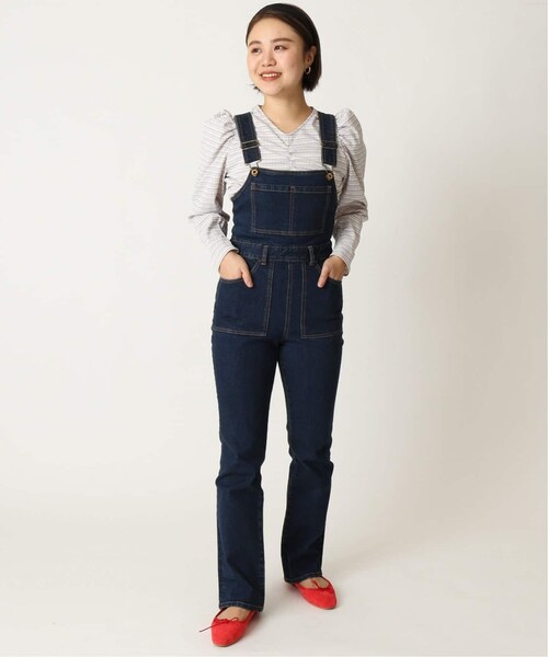 U by SPICK&SPAN（ユーバイスピックアンドスパン）の「U-ginal タイトデニムオールインワン3◆（パンツ・ブラック/34/36/38/(001)/在庫なし）」の5枚目の写真