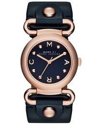 Marc by Marc Jacobs | MARC BY MARC JACOBS 'Small Molly' Leather Strap Watch, 30mm(アナログ腕時計)